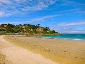 Beach in front of Dinard